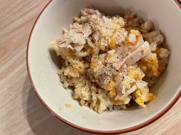 話題の炊き込みご飯（写真・田崎麻衣＝以下同／無断転載禁止）