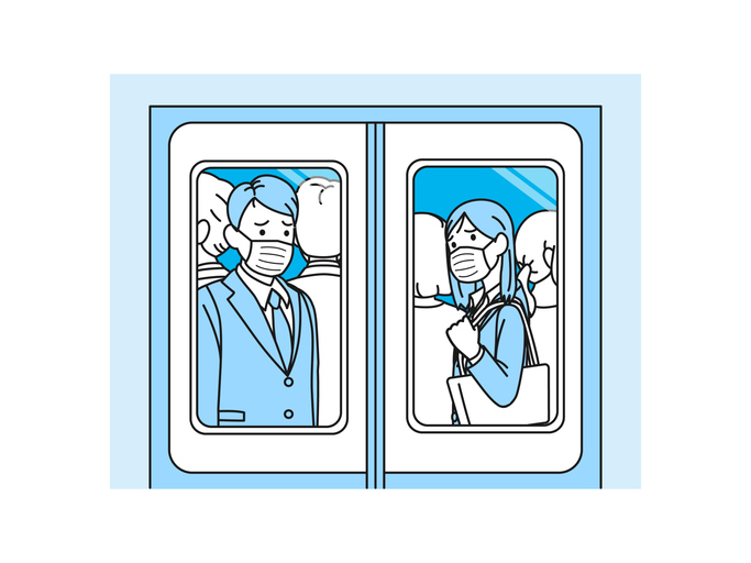 満員電車しんどすぎ（写真:iStock）