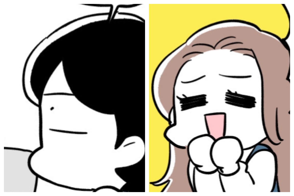 ダラ先輩、ギャルちゃん（漫画:若林杏樹）