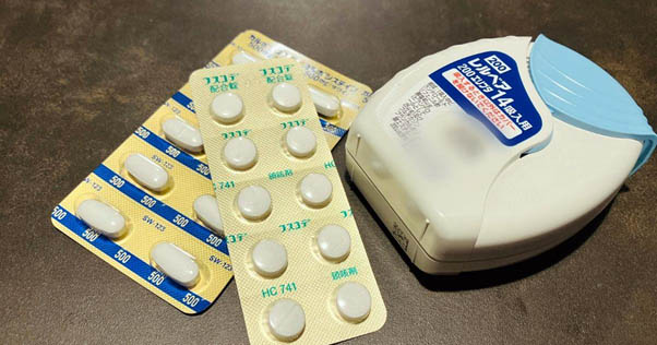 処方してもらった薬たち（写真:tumugi）