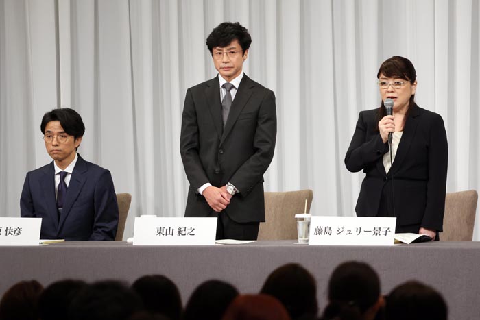 4時間を超える会見でした（C）日刊ゲンダイ