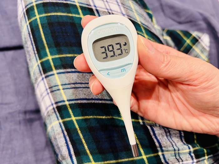 久しぶりの高熱にびっくり （C）コクハク