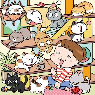 【難易度高め】にゃんにゃん間違い探し、全5カ所、わかるかにゃ?