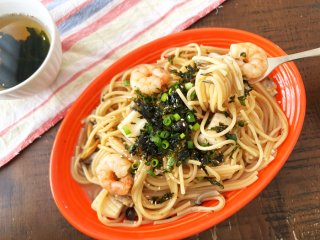 うま味爆弾!のりの佃煮バターパスタ。ズボラ飯こそ最強!!