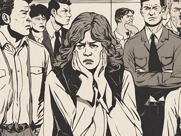 あれ？ みんなドン引きしてる？（C）コクハク