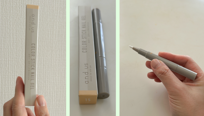 カラースティックネイルジェル （15イエロー）／¥330