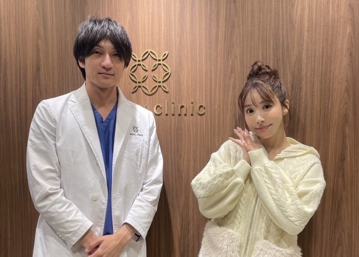 三上悠亜さんも「名器形成」を体験（写真:ヴェアリークリニック）