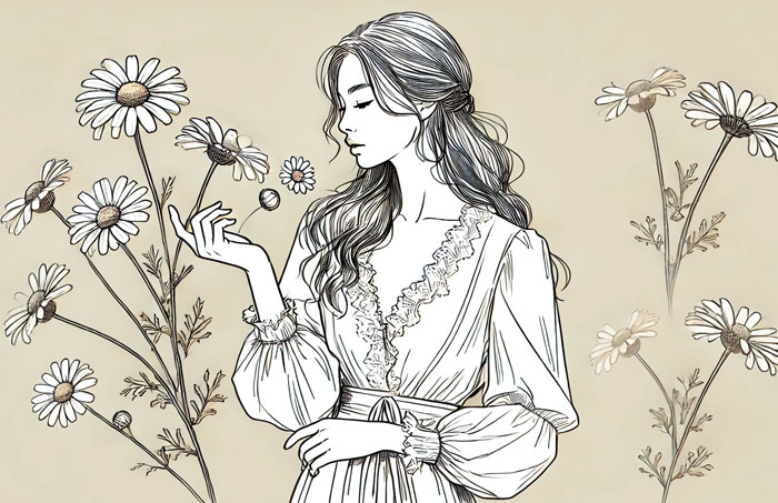 「無臭の女神」にはカモミール（C）コクハク