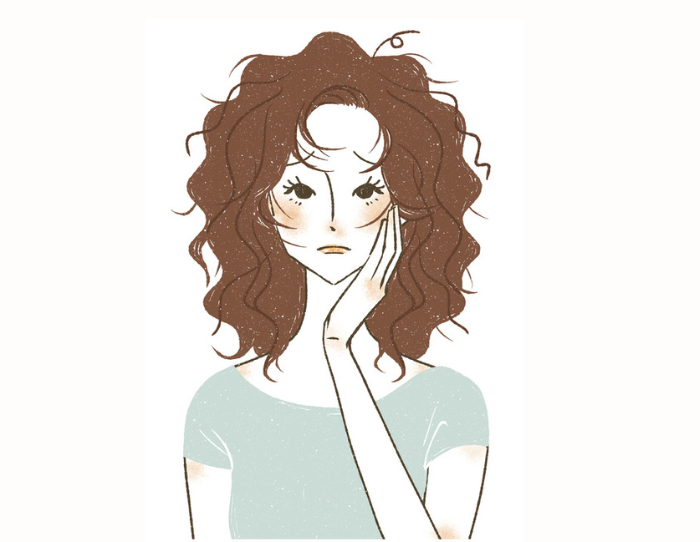 湿気で髪が爆発（写真:iStock）