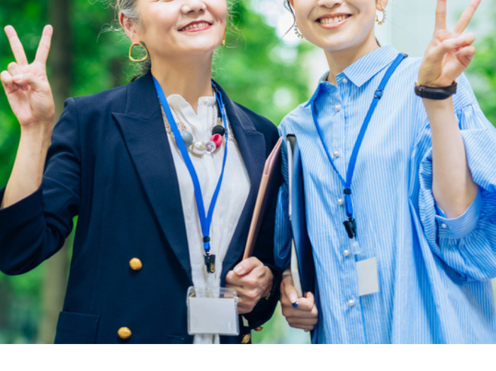 ママと同じ会社でーす（写真:iStock）