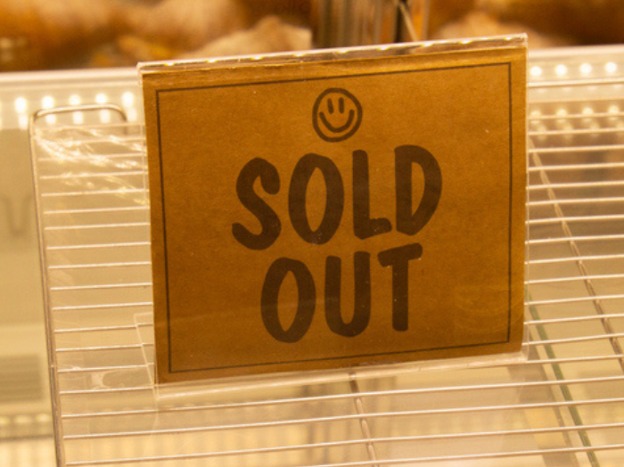 まさかの完売（写真:iStock）