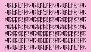 【漢字探し】「梛（ナギ）」の中に隠れた一文字は？（難易度★★★☆☆）