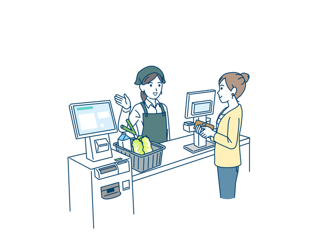 有人レジがいいなあ（写真:iStock）