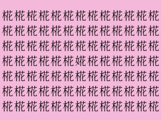 【漢字探し】「椛(モミジ)」の中に隠れた一文字は?(難易度★★★☆☆)