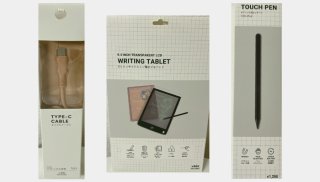 3COINSのデバイス、予想以上に使えるじゃん！メモパッドにタッチペン…3000円以下で３つも買えた♡